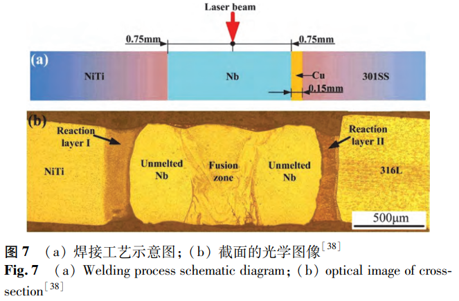 面向生物醫(yī)學(xué)與高端裝備應(yīng)用：鎳鈦合金/不銹鋼異種焊接缺陷抑制、相組成調(diào)控及接頭服役性能提升技術(shù)研究進(jìn)展與核心問題剖析